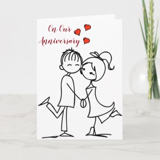 記念日の願い*私の人生の残りの部分を愛しなさい* カード (正面)