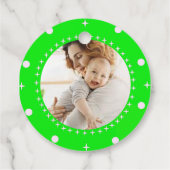 記念日または結婚のギフトバスケットメッセージカード。 フェイバータグ (裏面)