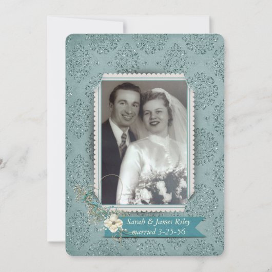 記念日オープンハウス（写真付き） 招待状 (正面)