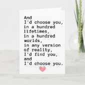 記念日カード カード (正面)