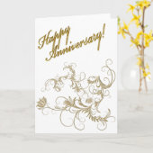 記念日カード カード (黄色い花)