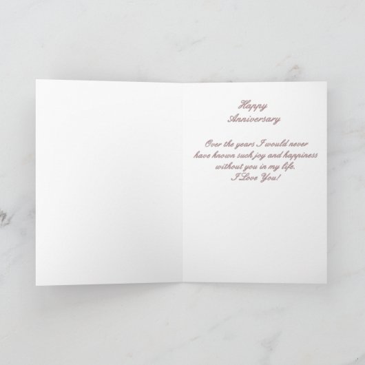 記念日カード カード (内部)