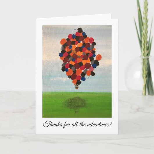 記念日カード-冒険への感謝! カード (正面)