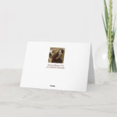 記念日カード、抱きしめている2匹の犬 カード (裏面)