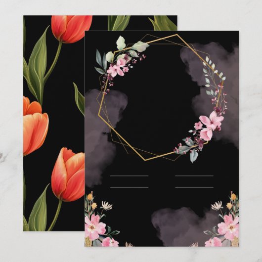 記念日カード 招待状 (正面/裏面)