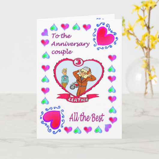 記念日カード-第3革 カード (黄色い花)