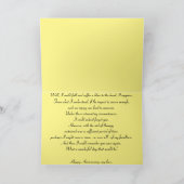 記念日カード(赤おもしろいいバラ) カード (内部)