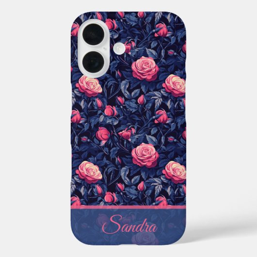 記念日ギフトに最適なバラの花の名前 Case-Mate iPhoneケース (裏面)