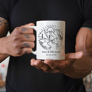 記念日ギフトマグカップ|夫婦へのプレゼント コーヒーマグカップ