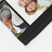 記念日シンプルスクリプト59フォトコラージュ フリースブランケット (角)