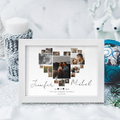 記念日ハートコラージュ用ポスター及びプリント ポスター