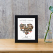 記念日ハートコラージュ用ポスター及びプリント ポスター