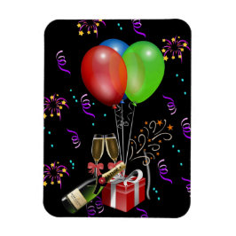 記念日バルーンボトルバケットお祝い マグネット