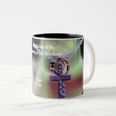 記念日パーソナライズされた調整司祭 ツートーンマグカップ (正面右)