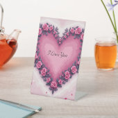 記念日パーティの招待状表のジャケット 台座サイン (インサイチュ)