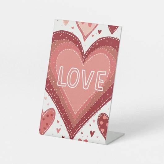 記念日パーティの招待状表のジャケット 台座サイン (正面)