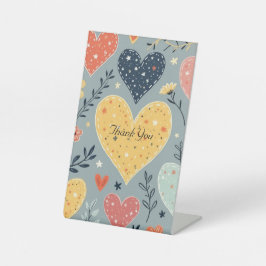 記念日パーティの招待状表のジャケット 台座サイン