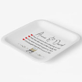 記念日パーティーおもしろいファクト ペーパープレート (傾斜あり)