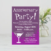 記念日パーティーの招待状 | オーダーメイドの招待状 招待状 (スタンド正面)