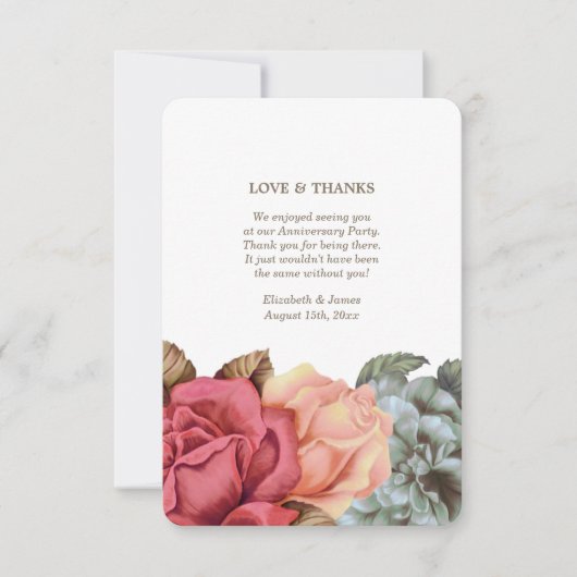 記念日パーティーカードに参加していただき、ありがとうございます 招待状 (正面)