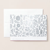 記念日パーティーカードに参加していただき、ありがとうございます 箔カード (裏面封筒付き)