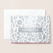 記念日パーティーカードに参加していただき、ありがとうございます 箔カード (封筒付き正面)