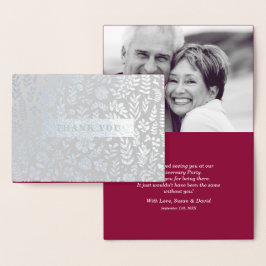 記念日パーティーカードに参加していただき、ありがとうございます 箔カード