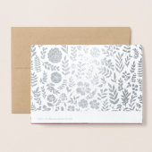 記念日パーティーカードに参加していただき、ありがとうございます 箔カード (裏面封筒付き)