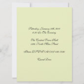 記念日パーティーフェスティバル紙吹雪招待状 招待状 (裏面)