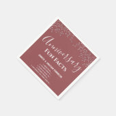 記念日パーティーフローラおもしろいファクトナプキンス スタンダードカクテルナプキン (角)