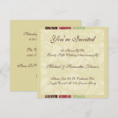 記念日パーティーモロカンナイツ招待状 招待状 (正面/裏面)