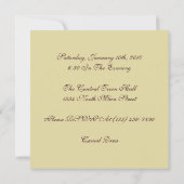 記念日パーティーモロカンナイツ招待状 招待状 (裏面)