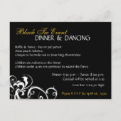 記念日パーティー招待状 インビテーションポストカード (裏面)