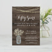 記念日パーティー招待状 | ラスティック ベイビーズ ブレス 招待状 (スタンド正面)