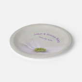 記念日パーティー花 ペーパープレート (アングル)