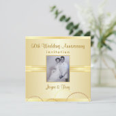 記念日パーティー - オーダーメイド写真招待状 招待状 (スタンド正面)