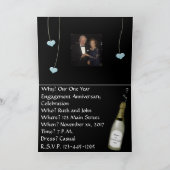 記念日パーティー 招待状 (内部)