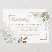 記念日パーティー  招待状 (正面/裏面)