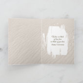 記念日ビーチハートの名前と砂 カード (内部)