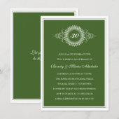 記念日メダリオン招待状 招待状 (正面/裏面)