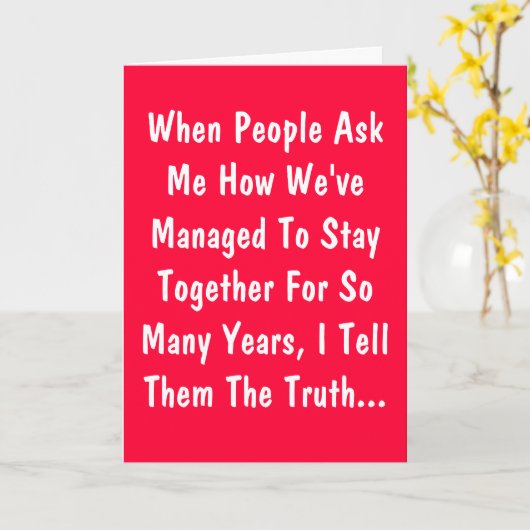 記念日ユーモア カード (黄色い花)