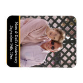 記念日リマインダーのフォトマグネット マグネット (横)