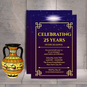 記念日企業の招待状紫ブルーグラデーション 招待状