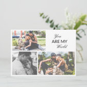 記念日写真コラージュ シーズンカード (スタンド正面)