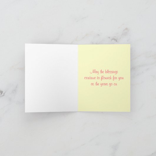 "記念日恵み" カード (内部)