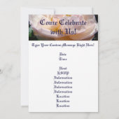 記念日招待状50周年記念パーティー 招待状 (裏面)