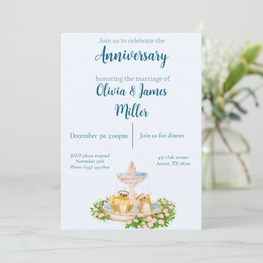 記念日招待状 招待状 (スタンド正面)