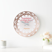 記念日時計(カスタム) ラージ壁時計 (ホーム)