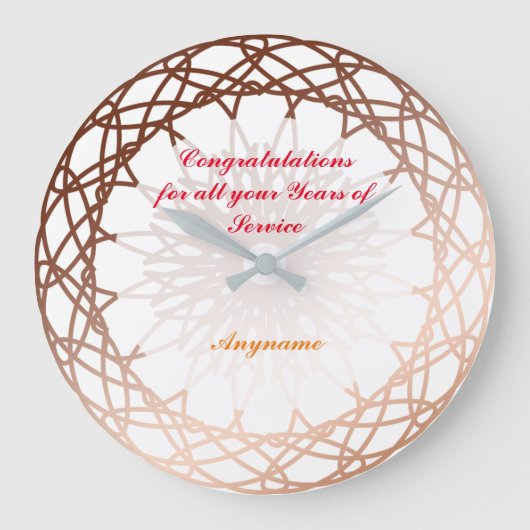 記念日時計(カスタム) ラージ壁時計 (正面)