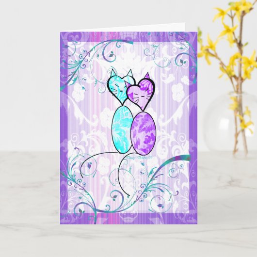 記念日案内カード カード (黄色い花)